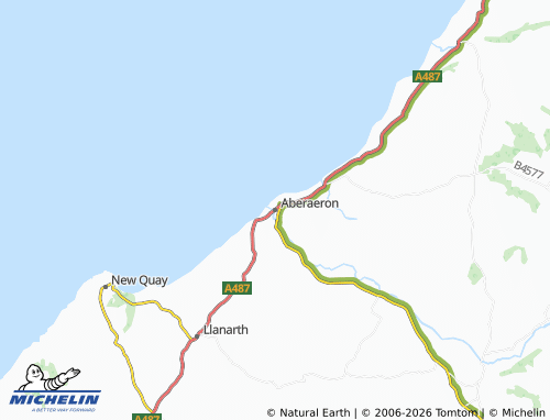 Mappa MICHELIN Aberaeron - ViaMichelin
