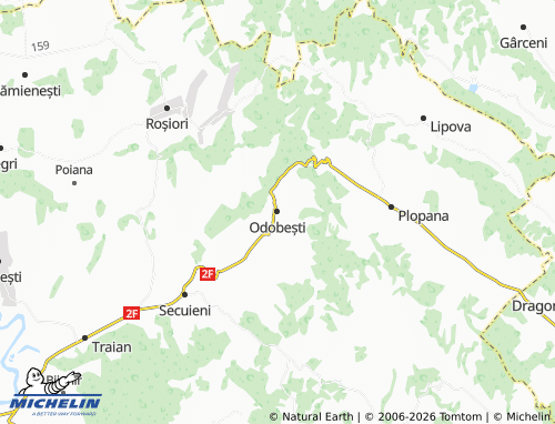 Mappa MICHELIN Odobești - ViaMichelin
