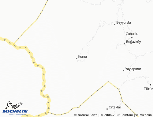 Mappa MICHELIN Konur - ViaMichelin