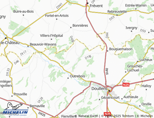 Carte MICHELIN Barly - ViaMichelin