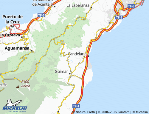 Mapa MICHELIN Malpaís - ViaMichelin