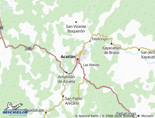 Mapa MICHELIN Acatlán - ViaMichelin