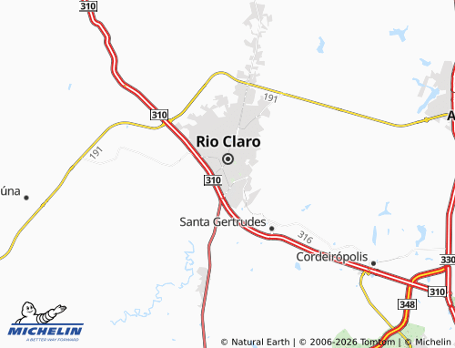 Mapa MICHELIN São Benedito - ViaMichelin