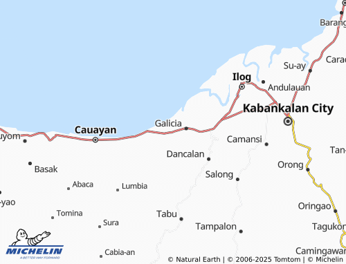 MICHELIN Mambugsay map - ViaMichelin