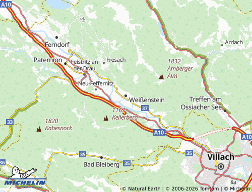 Mapa MICHELIN Weißenstein - ViaMichelin