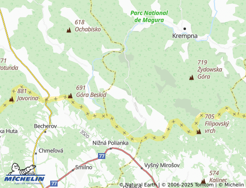 MICHELIN Wyszowatka map - ViaMichelin