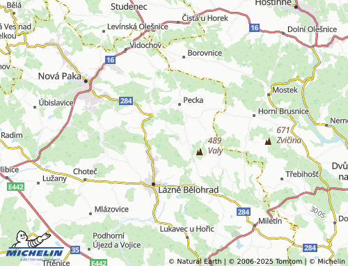 Mappa MICHELIN Arnoštov - ViaMichelin