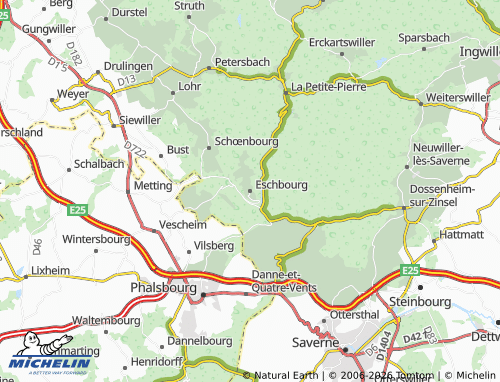 Mapa MICHELIN Eschbourg - ViaMichelin