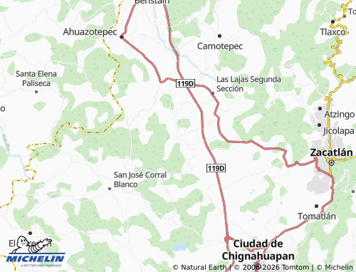 Mappa MICHELIN Pueblo Nuevo - ViaMichelin