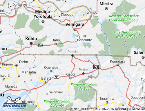 Mapa MICHELIN Pirada - ViaMichelin