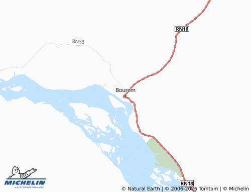 Carte MICHELIN Bourem - ViaMichelin