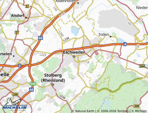 Mappa MICHELIN Eschweiler - ViaMichelin