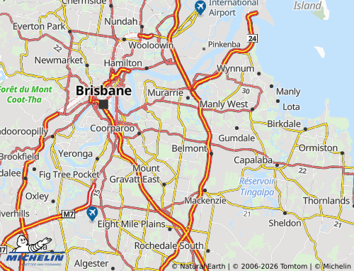 Mappa MICHELIN Carina Heights - ViaMichelin
