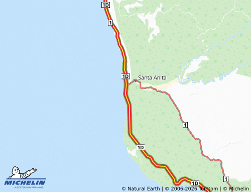 Mapa MICHELIN Punta Piedra - ViaMichelin