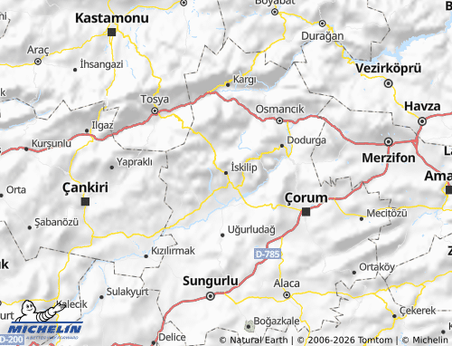 Mappa MICHELIN İskilip - ViaMichelin