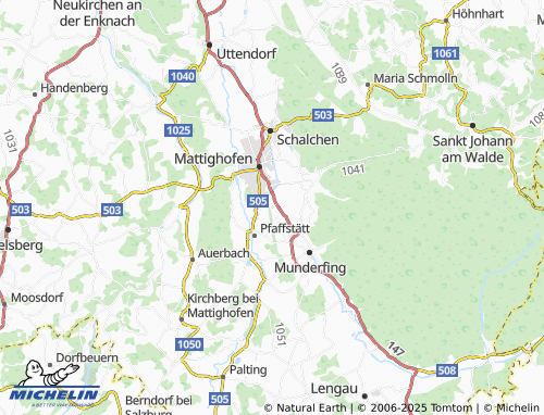 MICHELIN-Landkarte Althöllersberg - ViaMichelin