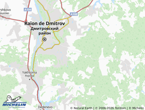 Carte MICHELIN Blizhnevo - ViaMichelin