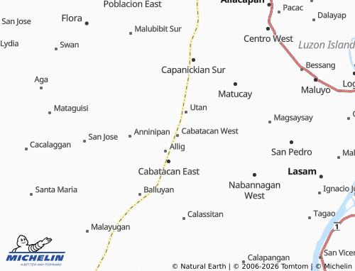 Mappa MICHELIN Cabatacan West - ViaMichelin