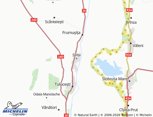 Mappa MICHELIN Șivița - ViaMichelin