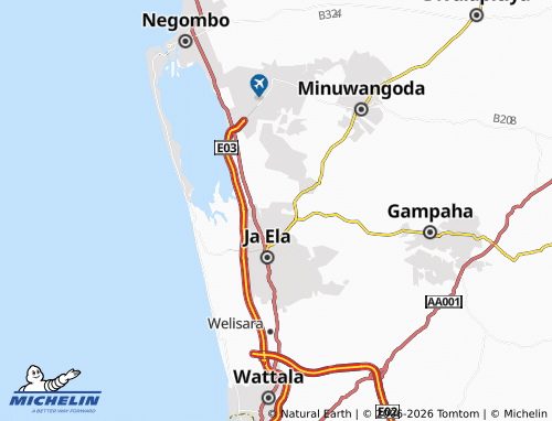Mappa MICHELIN Gallawatta - ViaMichelin