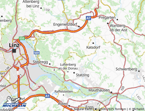 MICHELIN-Landkarte Forst - ViaMichelin