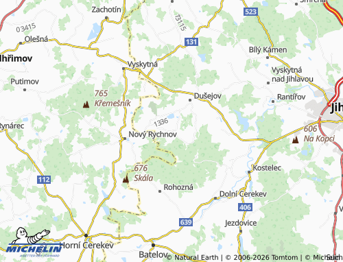 Mappa MICHELIN Hojkov - ViaMichelin
