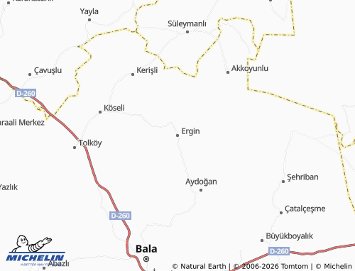 Mappa MICHELIN Ergin - ViaMichelin