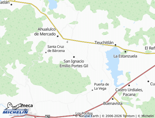 Mappa MICHELIN San Ignacio Ojo de Agua - ViaMichelin