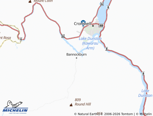 Mapa MICHELIN Bannockburn - ViaMichelin
