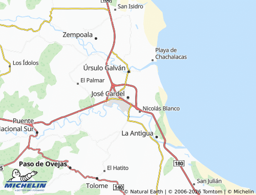 Mapa MICHELIN José Cardel - ViaMichelin