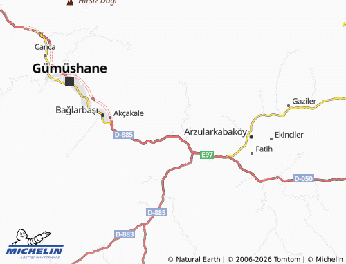 Mappa MICHELIN Tekke - ViaMichelin
