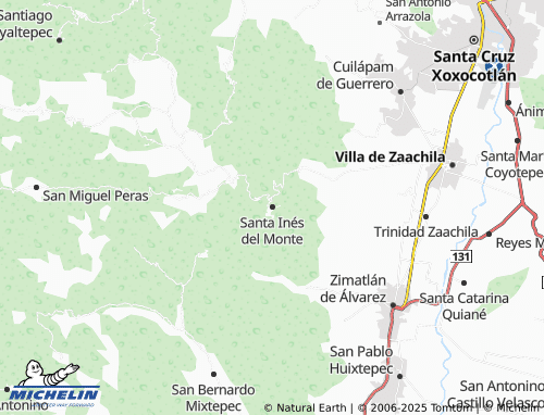 MICHELIN Santa Inés del Monte map - ViaMichelin