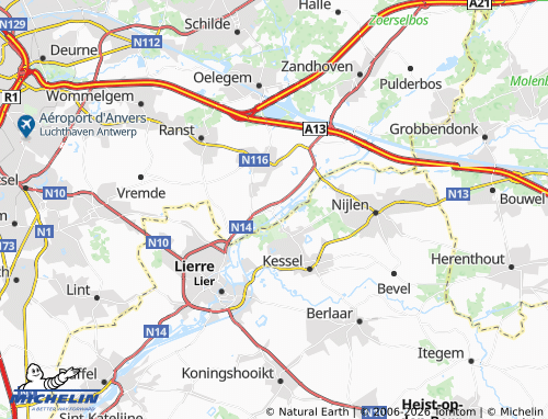 MICHELIN Emblem map - ViaMichelin