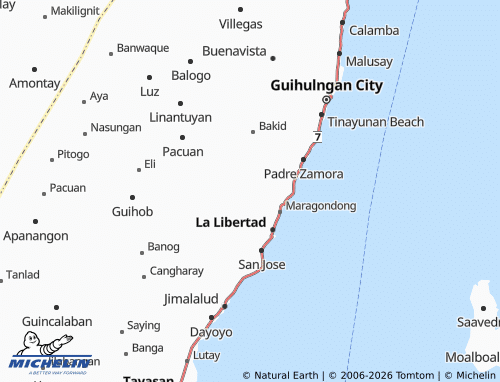 MICHELIN Solongon map - ViaMichelin