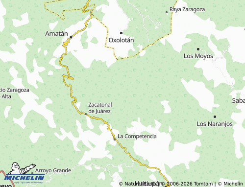 Mappa MICHELIN Sombra Carrizal - ViaMichelin
