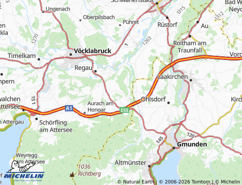 Mapa MICHELIN Kirchberg - ViaMichelin