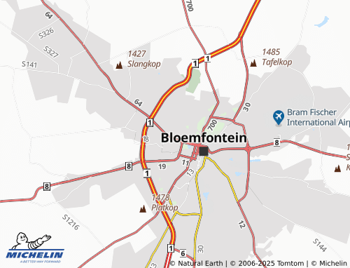 MICHELIN Brandwag map - ViaMichelin