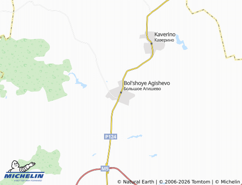 MICHELIN Bol'shoye Agishevo map - ViaMichelin