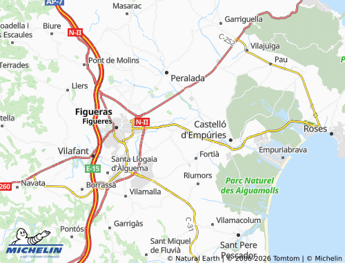 Carte MICHELIN Vila-sacra - ViaMichelin