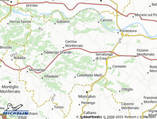 MICHELIN Casalino map - ViaMichelin
