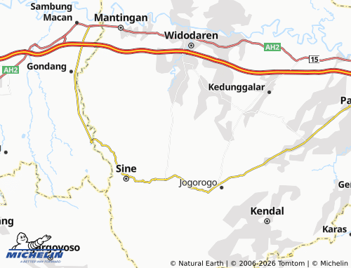 Mapa MICHELIN Cepoko - ViaMichelin