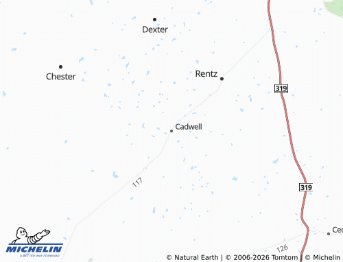 Mappa MICHELIN Cadwell - ViaMichelin