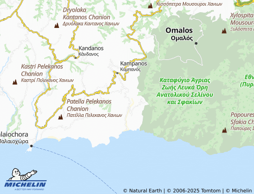Mappa MICHELIN Moni - ViaMichelin