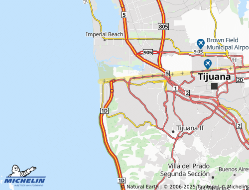 MICHELIN Rancho Las Flores Primera Sección map - ViaMichelin