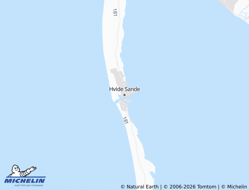 MICHELIN Hvide Sande map - ViaMichelin