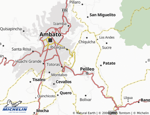 Carte MICHELIN El Rosario - ViaMichelin
