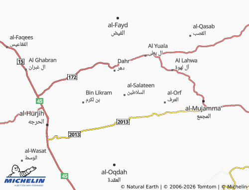 MICHELIN-Landkarte al-Salateen - ViaMichelin