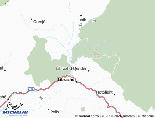 Mapa MICHELIN Dorëz (Balcë) - ViaMichelin