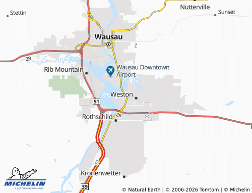 Mapa MICHELIN Schofield - ViaMichelin
