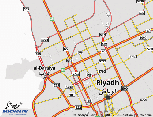 MICHELIN-Landkarte al-Ghadeer - ViaMichelin